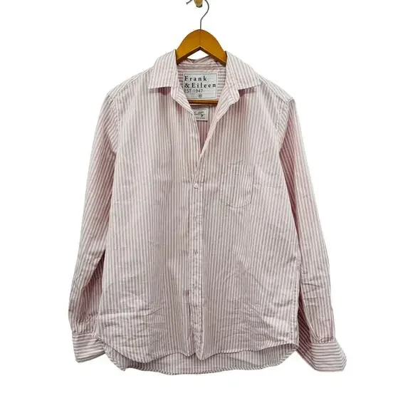 Frank & Eileen XS pink striped eileen button down - Picture 3 of 8